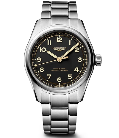 Longines Men's Spirit Pilot Automatic Stainless Steel Bracelet Watch