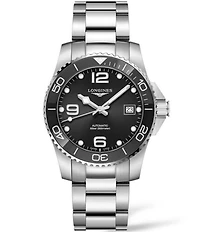 Longines Unisex Hydroconquest Automatic Stainless Steel Bracelet Watch