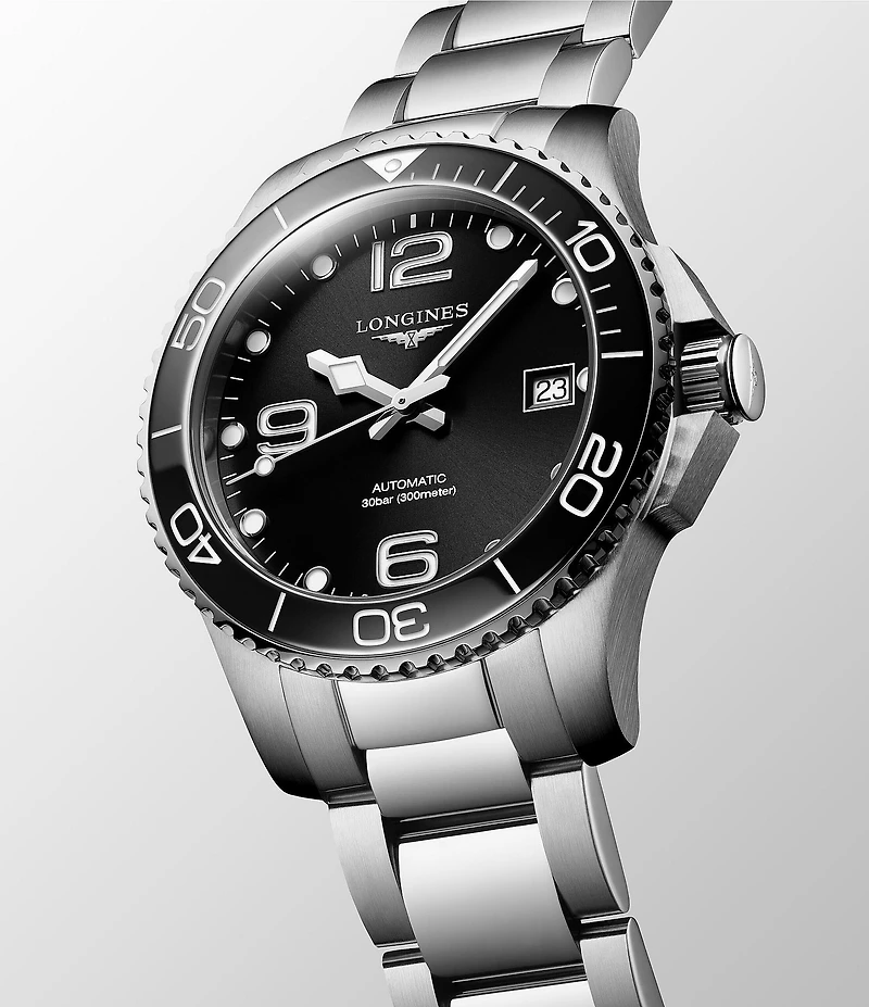 Longines Unisex Hydroconquest Automatic Stainless Steel Bracelet Watch