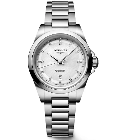 Longines Women's Conquest Automatic Stainless Steel Bracelet Watch