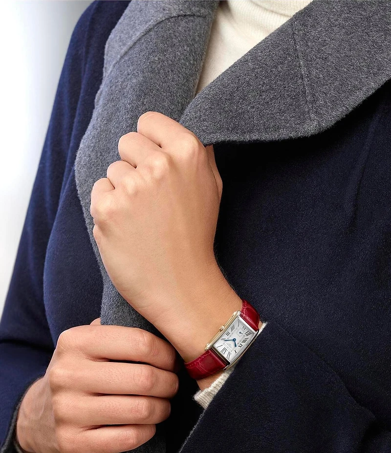 Longines Women's Dolcevita Quartz Analog Leather Strap Watch