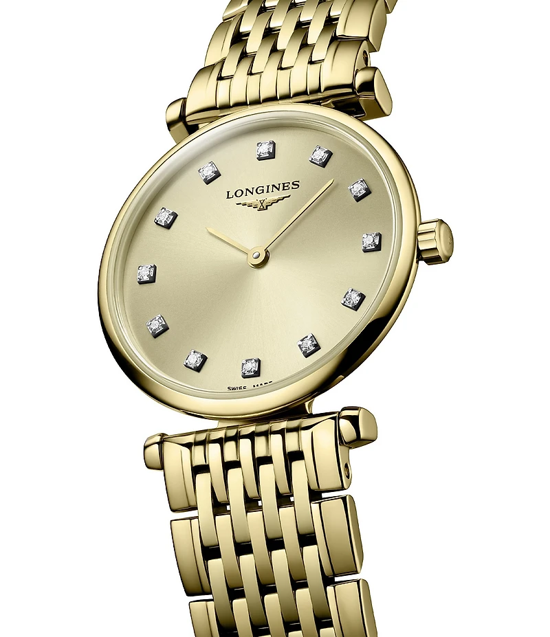 Longines Women's La Grande Classique Quartz Analog Gold Tone Stainless steel Bracelet Watch