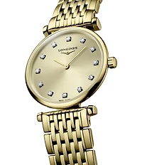 Longines Women's La Grande Classique Quartz Analog Gold Tone Stainless steel Bracelet Watch