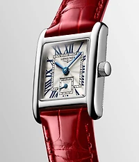 Longines Women's Mini Dolcevita Quart Stainless Steel Alligator Strap Watch