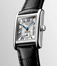 Longines Women's Mini Dolcevita Quart Stainless Steel Alligator Strap Watch