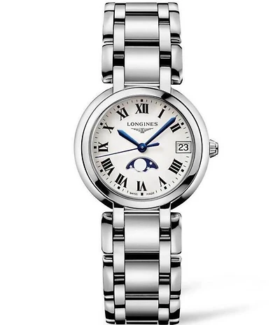 Longines Women's Primaluna Quartz Analog Stainless Steel Bracelet Watch