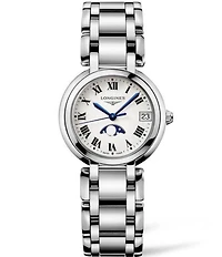 Longines Women's Primaluna Quartz Analog Stainless Steel Bracelet Watch
