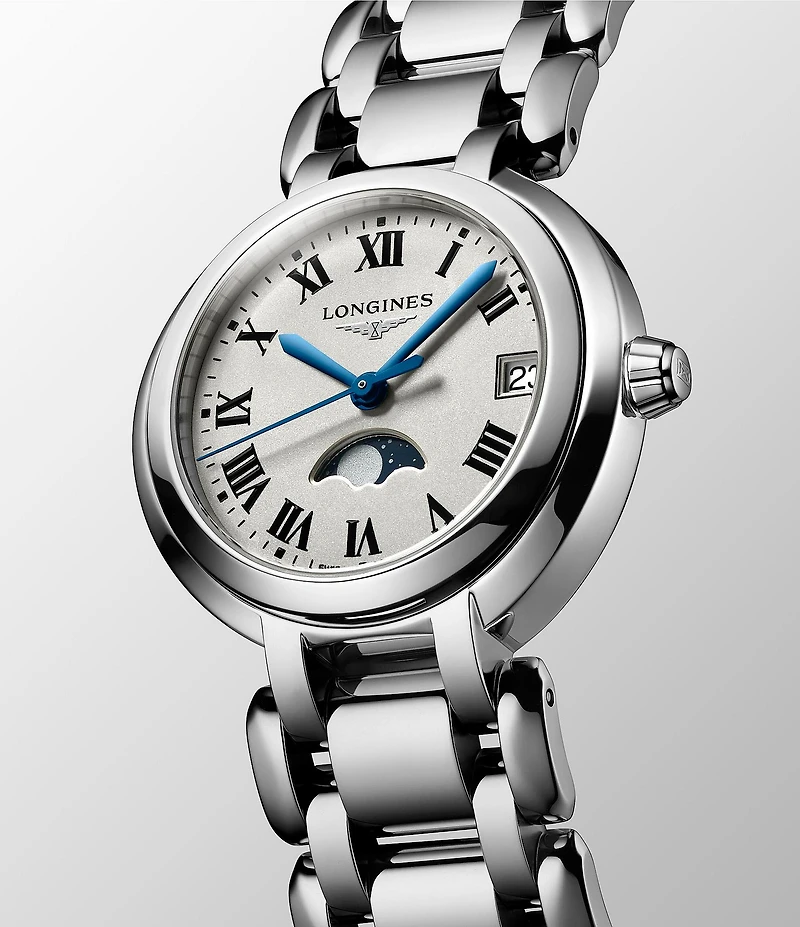 Longines Women's Primaluna Quartz Analog Stainless Steel Bracelet Watch
