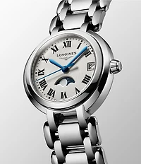 Longines Women's Primaluna Quartz Analog Stainless Steel Bracelet Watch