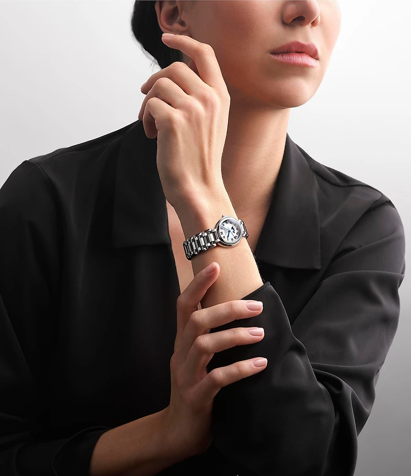 Longines Women's Primaluna Quartz Analog Stainless Steel Bracelet Watch