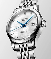 Longines Women's Record Automatic Stainless Steel Bracelet Watch