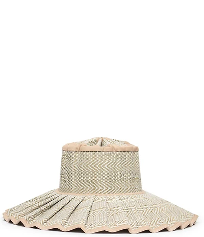 Lorna Murray Avoca Capri Maxi Pleated Straw Sun Hat