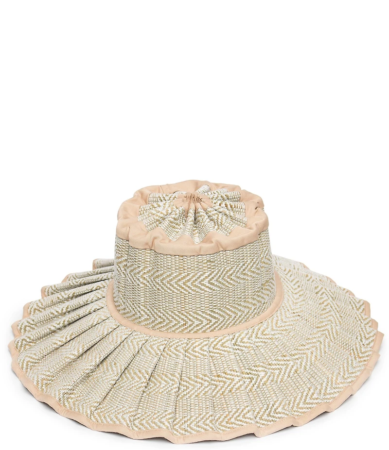 Lorna Murray Avoca Capri Maxi Pleated Straw Sun Hat