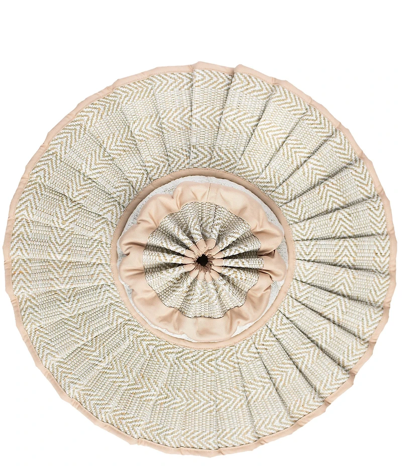 Lorna Murray Avoca Capri Maxi Pleated Straw Sun Hat