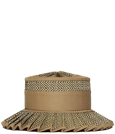 Lorna Murray Bossa Nova Island Capri Mini Pleated Tie Sun Hat