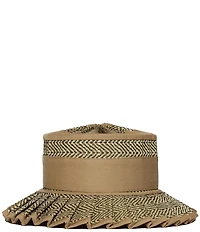 Lorna Murray Bossa Nova Island Capri Mini Pleated Tie Sun Hat