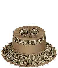 Lorna Murray Bossa Nova Island Capri Mini Pleated Tie Sun Hat