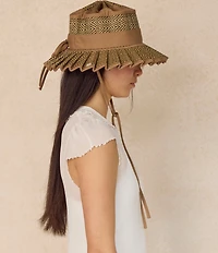 Lorna Murray Bossa Nova Island Capri Mini Pleated Tie Sun Hat