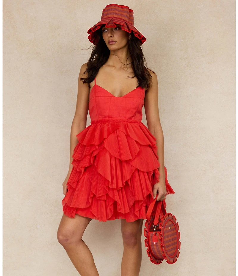 Lorna Murray Mini Bossa Nova Love Note Round Tote Bag