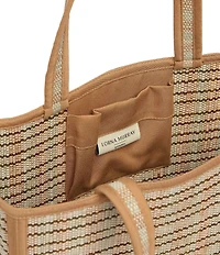 Lorna Murray Contrast Trim Italian Summer Tote Bag
