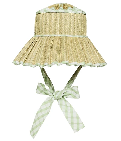 Lorna Murray Lawn Garden Luxe Ravello Maxi Pleated Tie Sun Hat