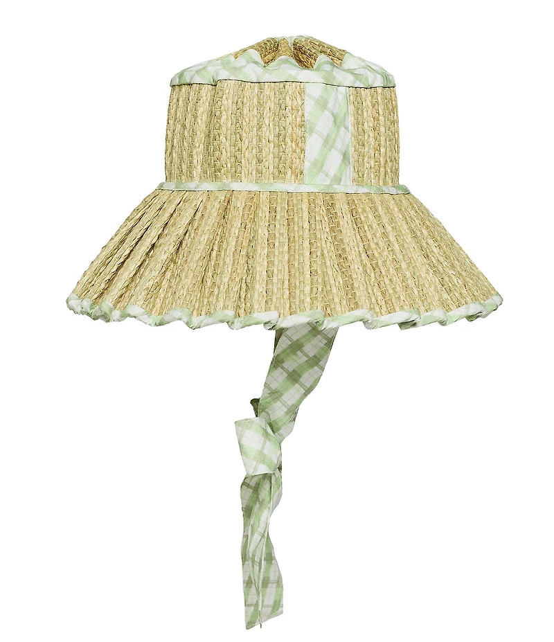 Lorna Murray Lawn Garden Luxe Ravello Maxi Pleated Tie Sun Hat