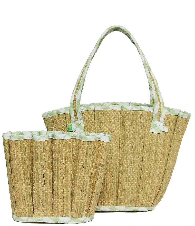 Lorna Murray Lawn Garden Tropez Pleated Mini Tote Bag