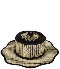 Lorna Murray Lovers Point Island Horizon Line Tie Sun Hat