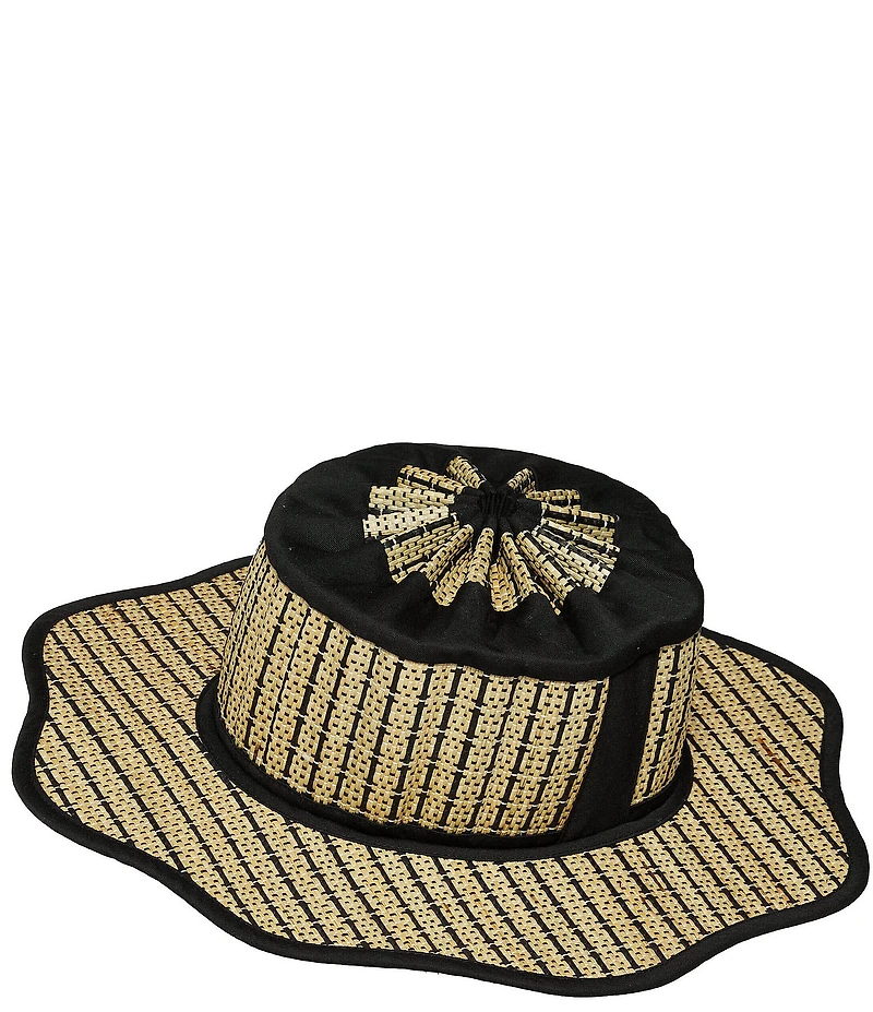 Lorna Murray Lovers Point Island Horizon Line Tie Sun Hat