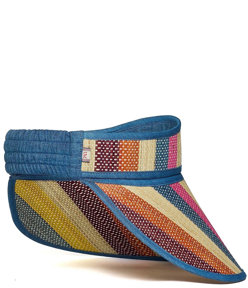 Lorna Murray Nassau Woven Sunshine Straw Sun Visor
