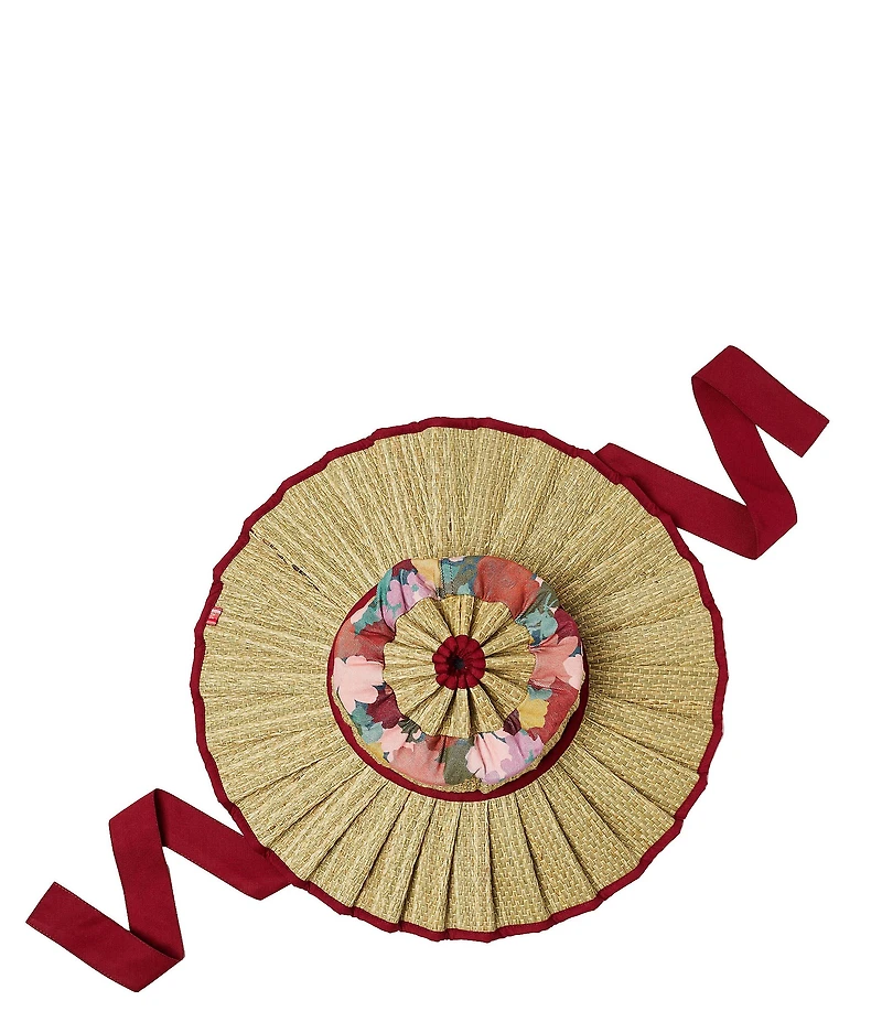 Lorna Murray Palace Garden Ravello Maxi Pleated Tie Sun Hat