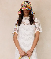 Lorna Murray Rottnest Island Floral Fabric Bucket Hat