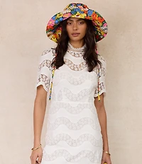 Lorna Murray Rottnest Island Floral Fabric Bucket Hat