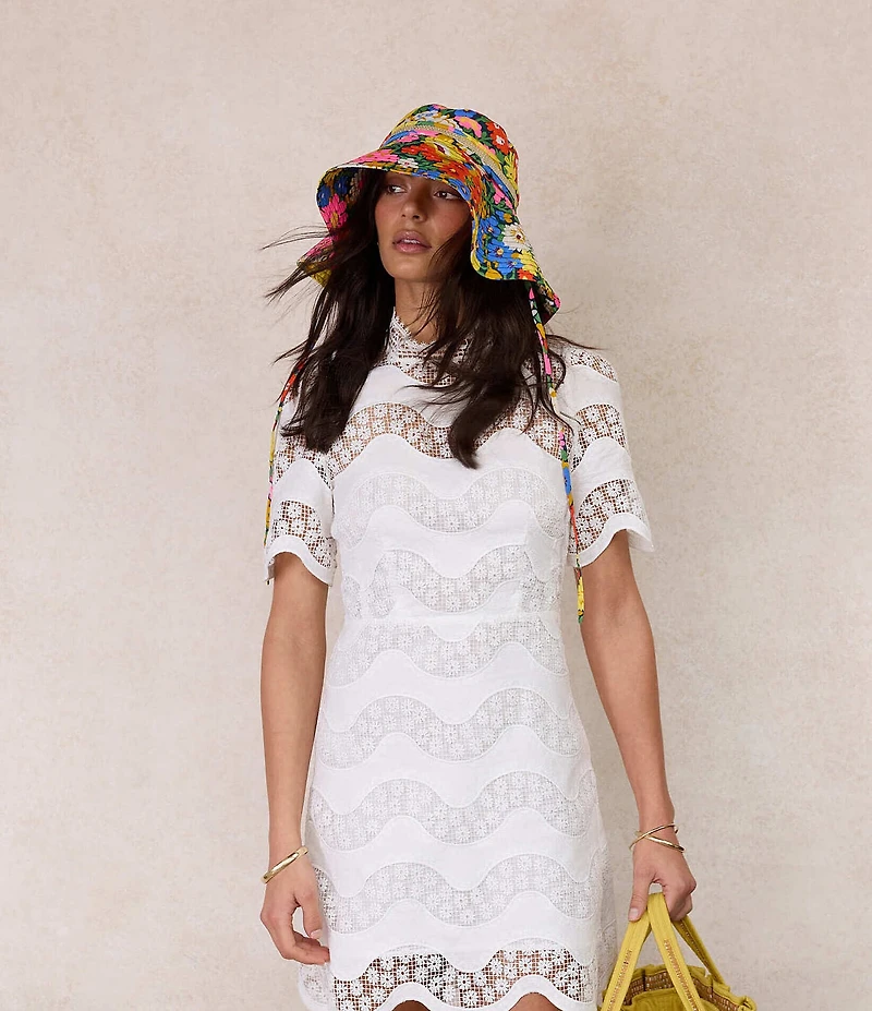 Lorna Murray Rottnest Island Floral Fabric Bucket Hat