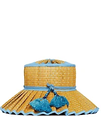 Lorna Murray Sea Scape Capri Play Pleated Tie Sun Hat