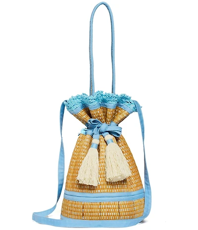 Lorna Murray Sea Scape Garden Mini Leisure Drawstring Bucket Bag
