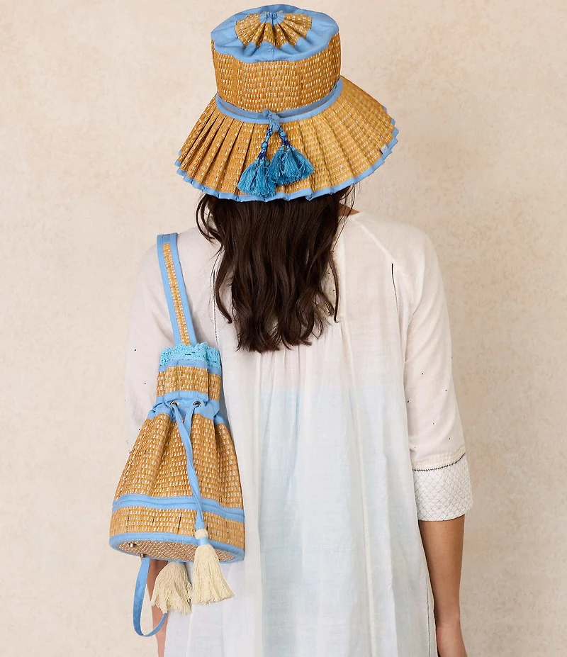 Lorna Murray Sea Scape Garden Mini Leisure Drawstring Bucket Bag