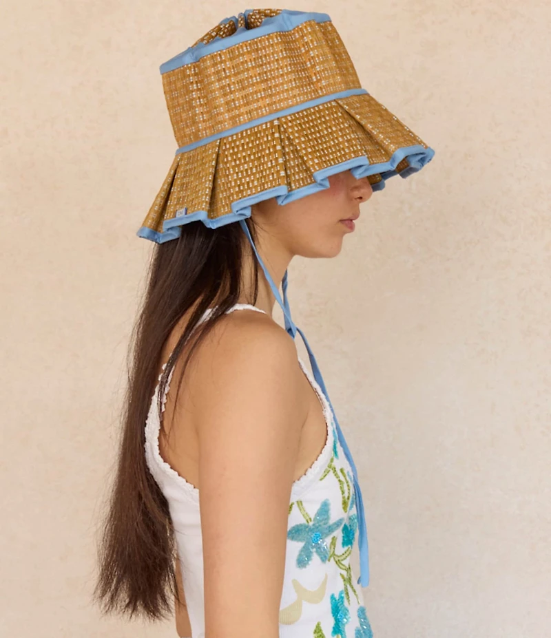 Lorna Murray Sea Scape Island Beauty Point Straw Sun Hat