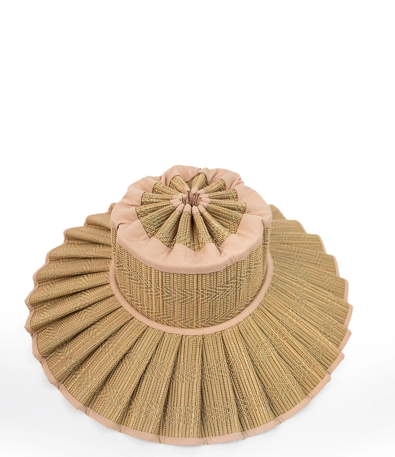 Lorna Murray Sumatra Capri Maxi Pleated Sun Hat