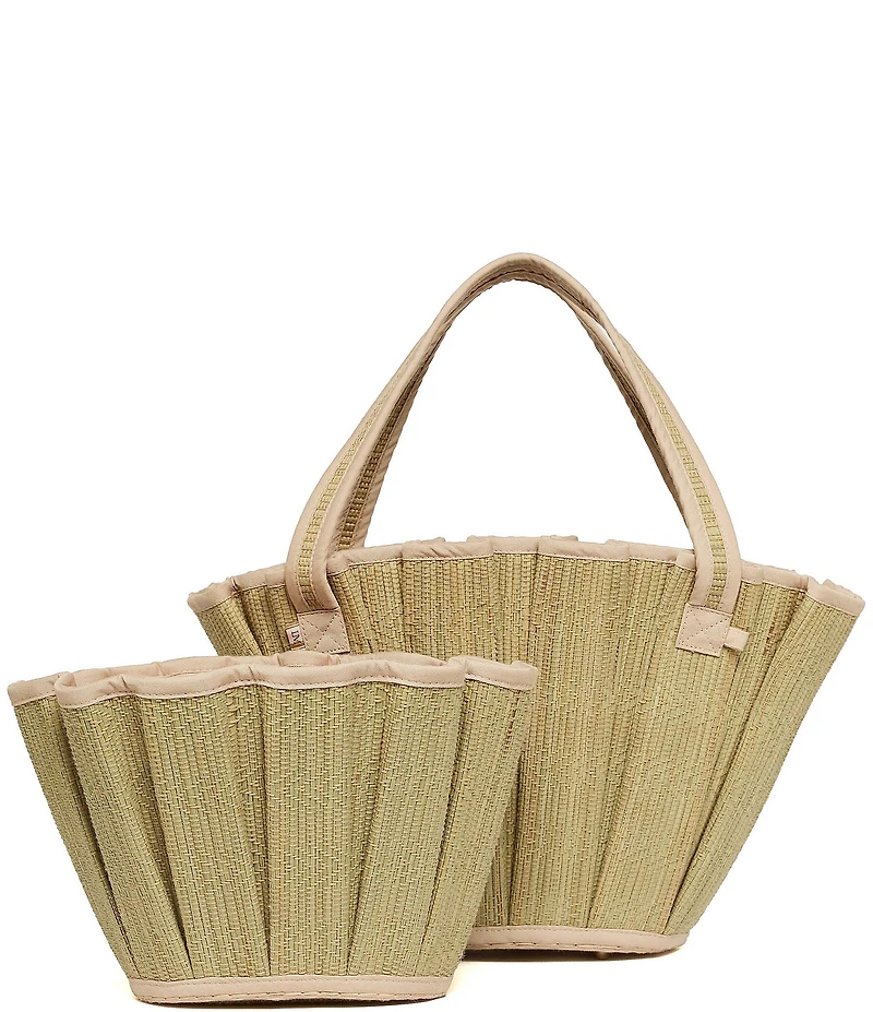 Lorna Murray Mini Sumatra Tropez Pleated Tote Bag