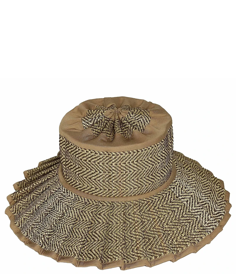Lorna Murray Surfers Paradise Island Capri Maxi Pleated Sun Hat