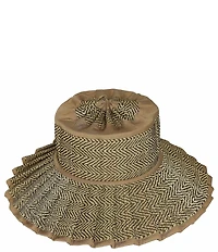 Lorna Murray Surfers Paradise Island Capri Maxi Pleated Sun Hat