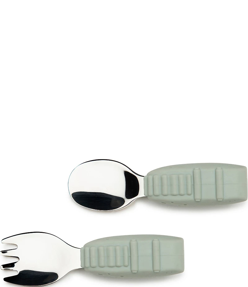 LouLou Lollipop Baby Learning Alligator Utensils Set