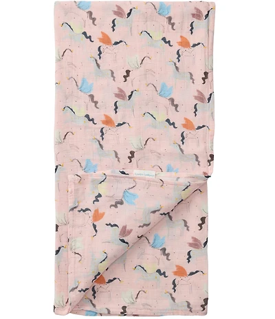 Loulou Lollipop Baby Muslin Unicorn Stars Print Swaddle