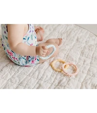 Loulou Lollipop Baby Pastel Wild Teether Ring Set