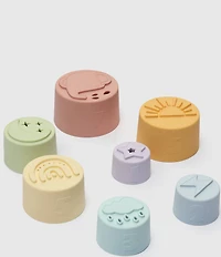 Loulou Lollipop Baby Rainbow Stacking Cups