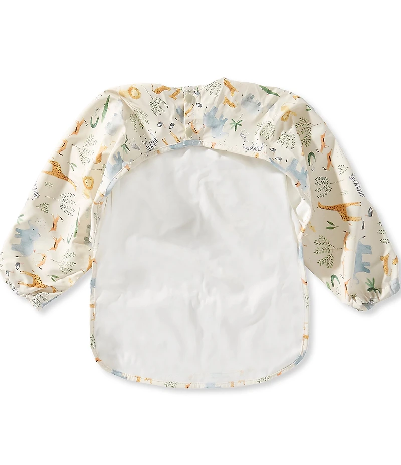 Loulou Lollipop Babys Long Sleeve Safari Jungle Bib
