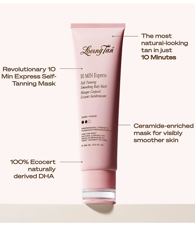 Loving Tan 10 Minute Express Self-Tanning Smoothing Body Mask