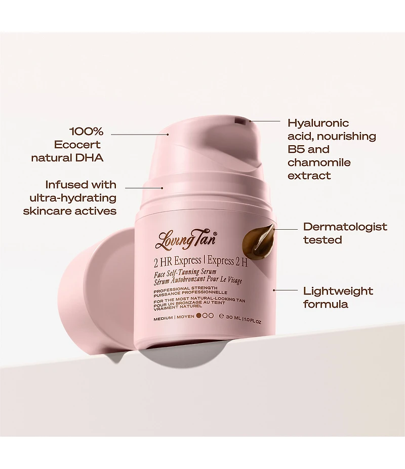 Loving Tan 2 Hour Express Face Self-Tanning Serum