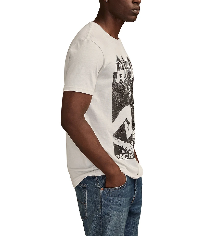 Lucky Brand ACDC Back In Black Short Sleeve T-Shirt